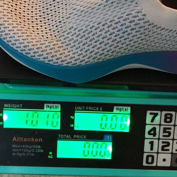 Allbirds tree dasher white purple blue sneakers w6 running slip on washable - Picture 11 of 11